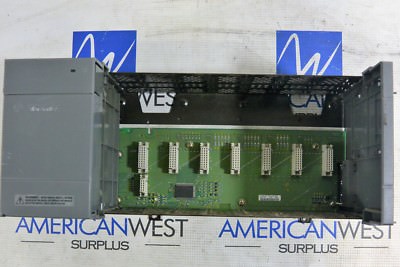 1746-A7 ALLEN BRADLEY CONTROlLOGIC 7 SLOT RACK WITH 1746-P2 POWER
