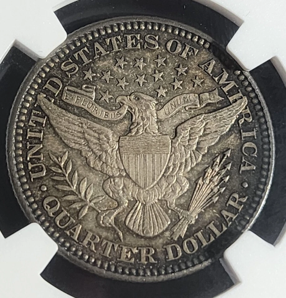 1901 NGC MS63 Silver Barber Quarter 25c. Our T5103 - Image 4 of 4