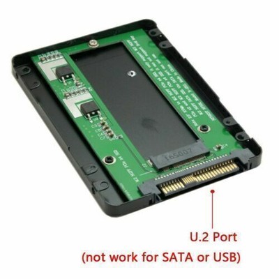 Cablecc NVME U.2 SFF-8639 to NGFF M2 M-key PCIe SSD Case Enclosure for Mainboard