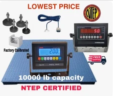 NTEP Legal for Trade - Industrial Floor Scale - Pallet Scale - 48x48 10000 lb