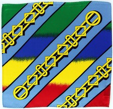 Rush Limbaugh Men's Pocket Square Handkerchief 100 Silk Blue 35 assorted lot