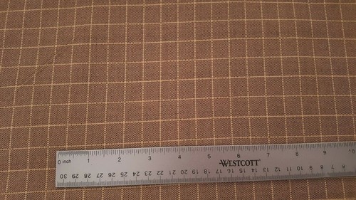 Shirts & Ties BTY Judie Rothermel Marcus Civil War Tan Brown Plaid - Picture 2 of 3