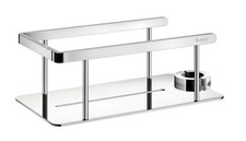 Smedbo Seifenkorb Sideline für Duschstange Korb für Brausestange chrom seitlich