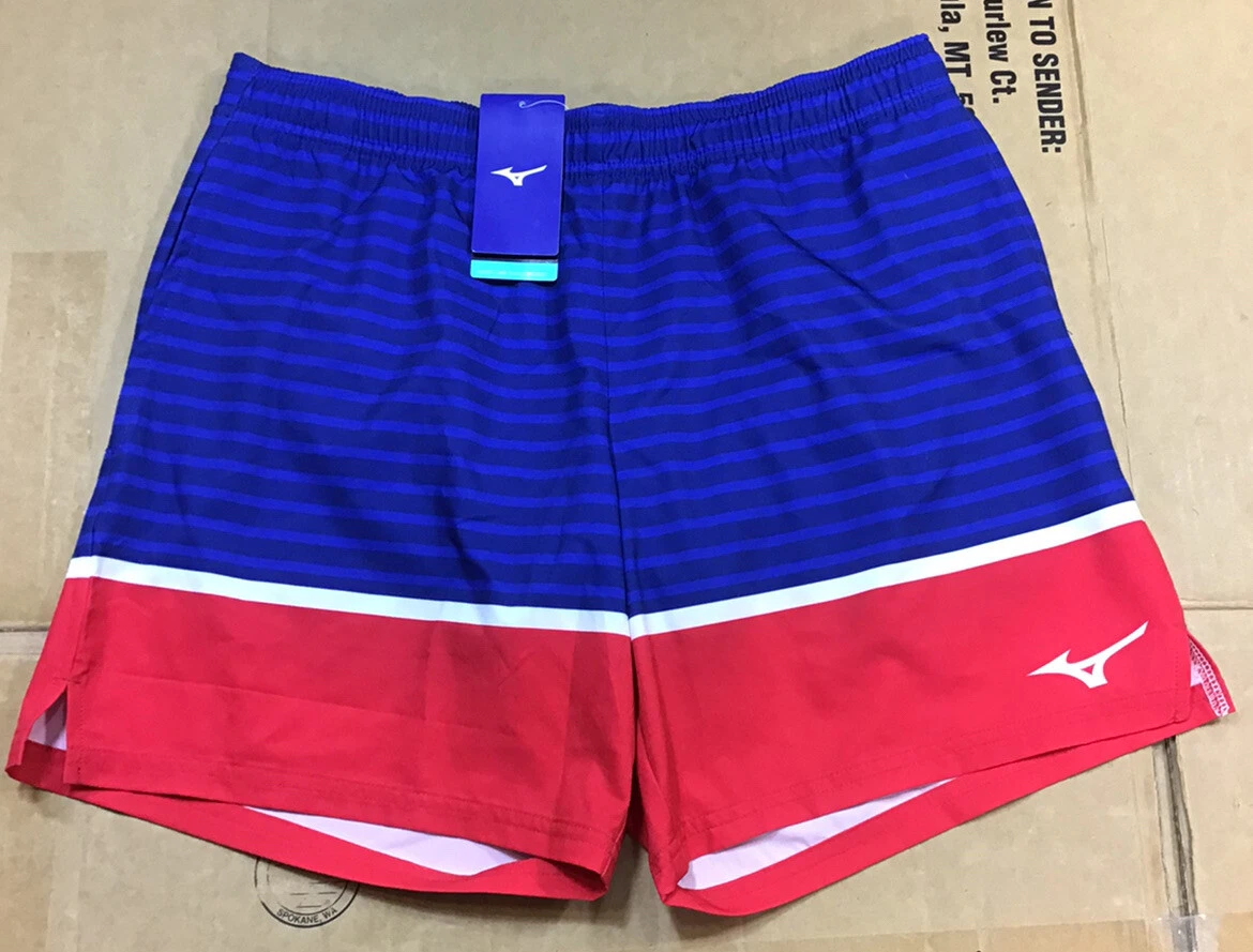 Mizuno Men's 7 Inch Patriotic Printable Running Shorts W23