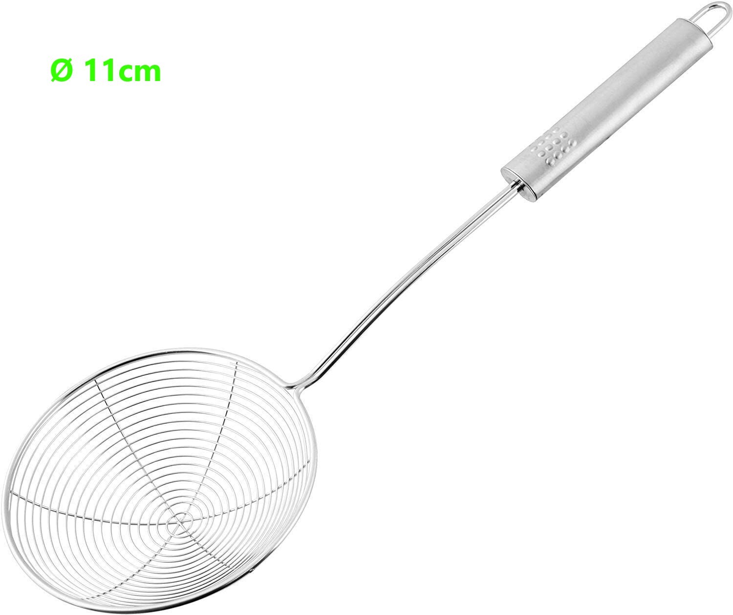 SCHIUMAROLA FRITTI PER CUCINARE E FRIGGERE RAGNO FRITTI 11CM CROMATA