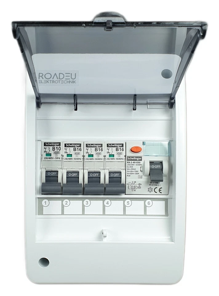Leitungsschutzschalter, Sicherungskasten Fi Schutzschalter 40A, B16A B10A, 230V - Bild 4 von 4