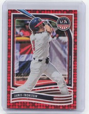 2024 Panini Stars & Stripes #10 James Tronstein Red Disco #/199