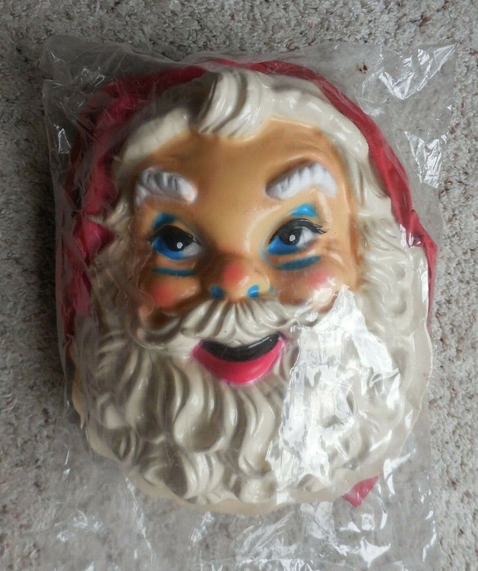Santa Claus Life Size Plasti-Personalities Christmas Holiday 1958 Stuffs NEW