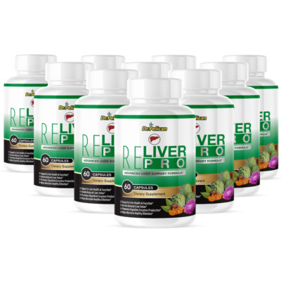 ReLiver Pro- Liver Support- 10 Bottles- 600 Capsules