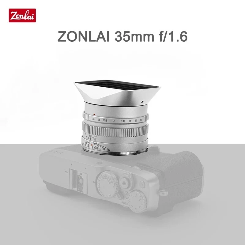 ZONLAI 35mm F1.6 Manual focus Large Aperture Lens for Canon Sony Fujifilm M4/3  - Image 3 of 4