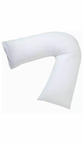 V Shaped Pillow Extra Filled Orthopedic Back Support Pregnancy Nursing Maternity - Picture 1 of 12