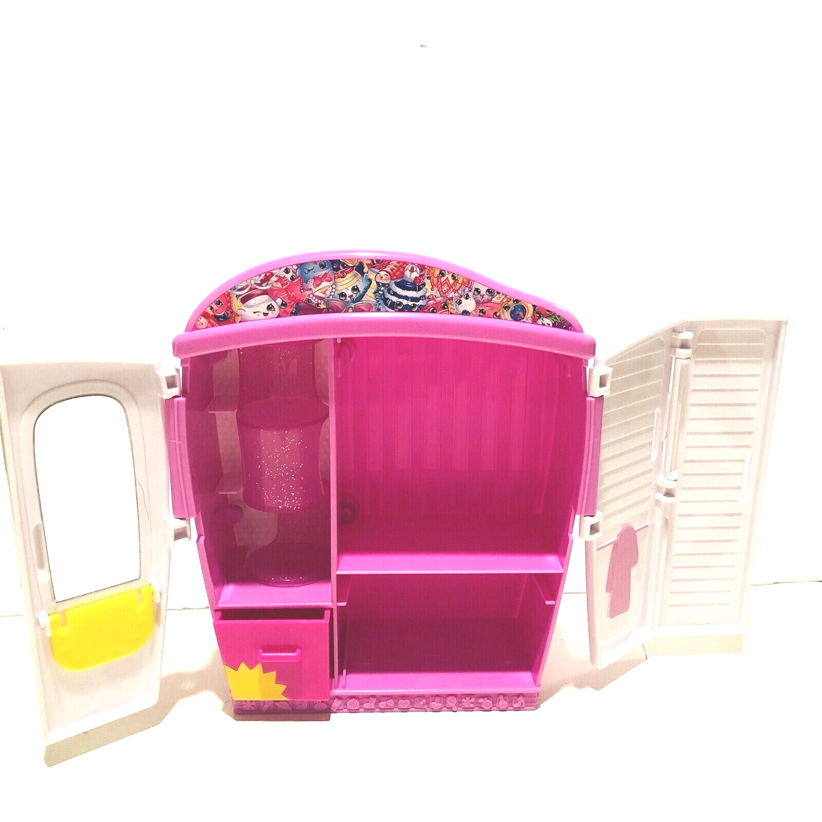 JUANMI スクイーズ SET Shopkins Closet Armour Wardrobe Play Set JX1326 1Moose Toys Pink 7