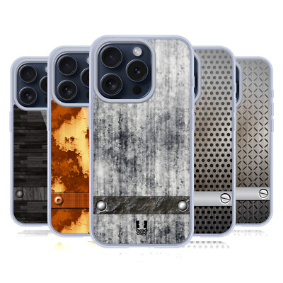 HEAD CASE DESIGNS INDUSTRIELLE TEXTUREN GEL HANDYHÜLLE FÜR APPLE iPHONE HANDYS