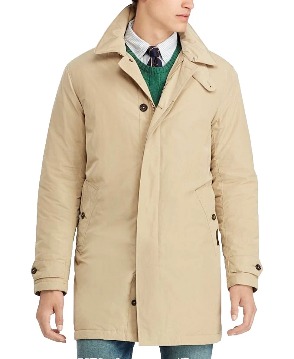 Sólido Polo Ralph Lauren abrigo abrigos, chaquetas y chalecos para hombres