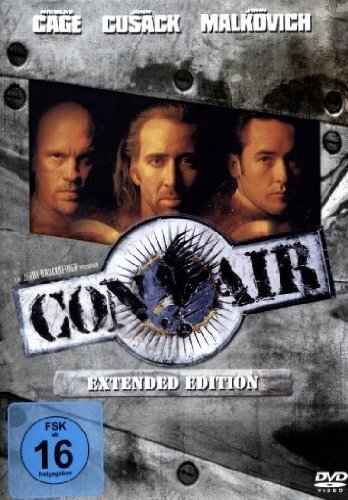Con Air (DVD) Cage Nicolas Rhames Ving Ticotin Rachel Cusack John Malkovich