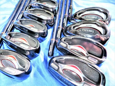 Senior R2-FLEX HYBRID IRONS Maruman Majesty Shuttle i3000X 9Pcs SET nwo