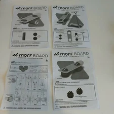 Morf Board Directions Skate Balance Bounce Lot Of 4 C4