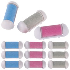 12PCS Foot File Refill Rollers Electric Feet Scrubber Heads Foot File Parts