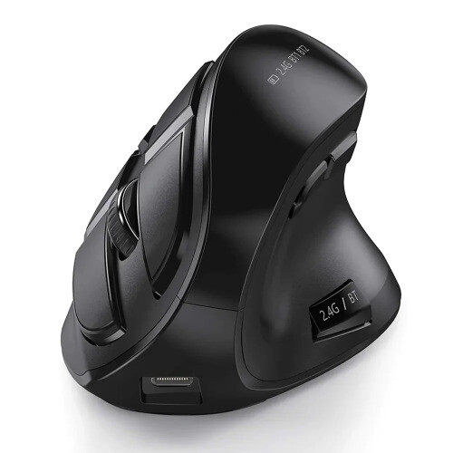 Bluetooth 5.0 Wireless Rechargeable Mouse with USB 2.4G Connectivity-image