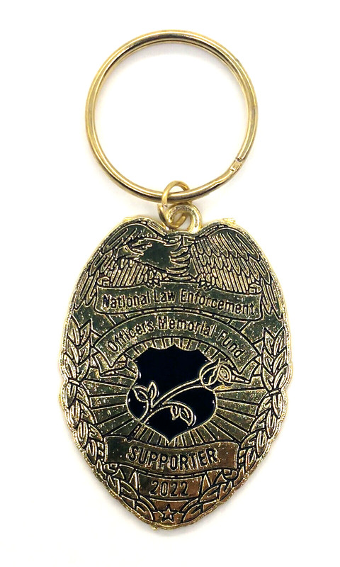 National Law Enforcement Officers Memorial Fund Supporter 2022 Keyring Keychain