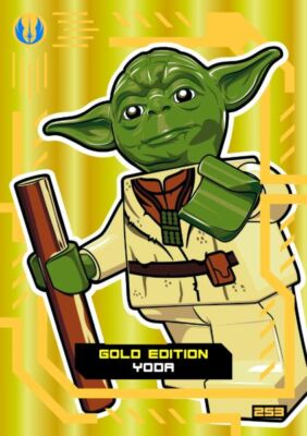 LEGO Star Wars Serie 4 Trading Card 253 - Gold Edition Yoda | eBay