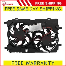 For 2010 2011 2012 Lincoln MKZ Electric Radiator Condenser Cooling Fan Assembly