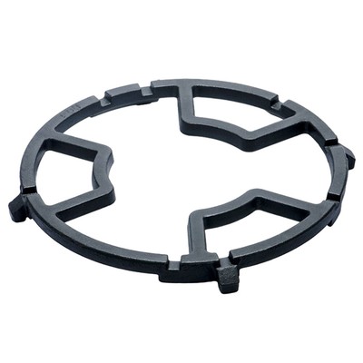 Milk Pot Holder 8 Slots Cast Iron Wok Support Ring with Box Gas Cooktop Pot Rack