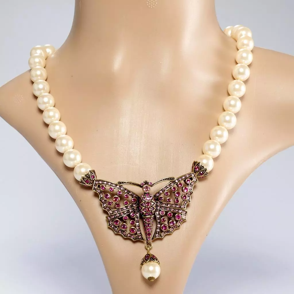 Heidi daus 2024 butterfly necklace