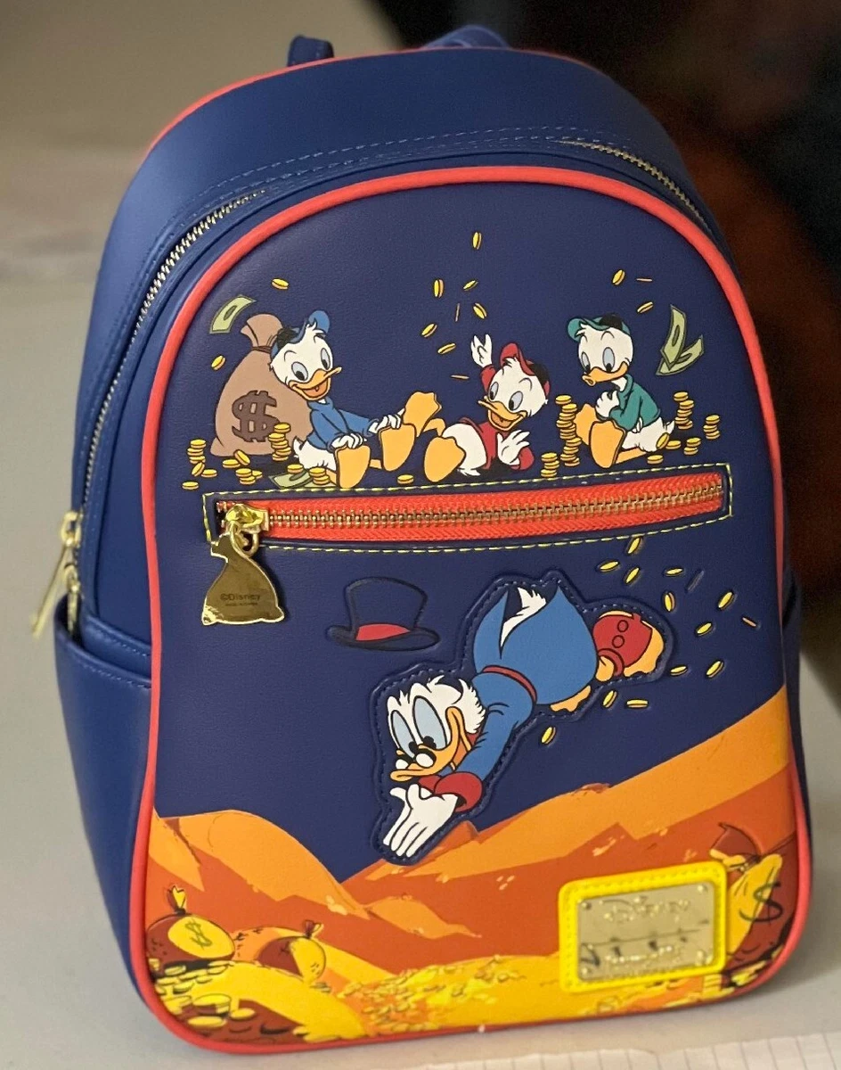 Loungefly Disney Ducktales Mini Backpack Scrooge McDuck Huey Dewey