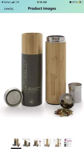 teabloom all beverage travel tumbler New!!