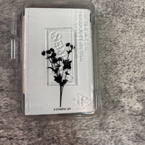 STAMPIN UP Blumen in Silhouette Holz Stempel mit Gummimontierung Kartenbasteln - Bild 4 von 6