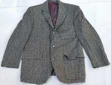 Vintage 1950s BERNARD's mens tweed suit blazer jacket size 42 check measurement