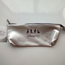 NWT Disney 100 Anniversary Silver Series, Pencase, Pouch, Cinch Bag, Free Ship!