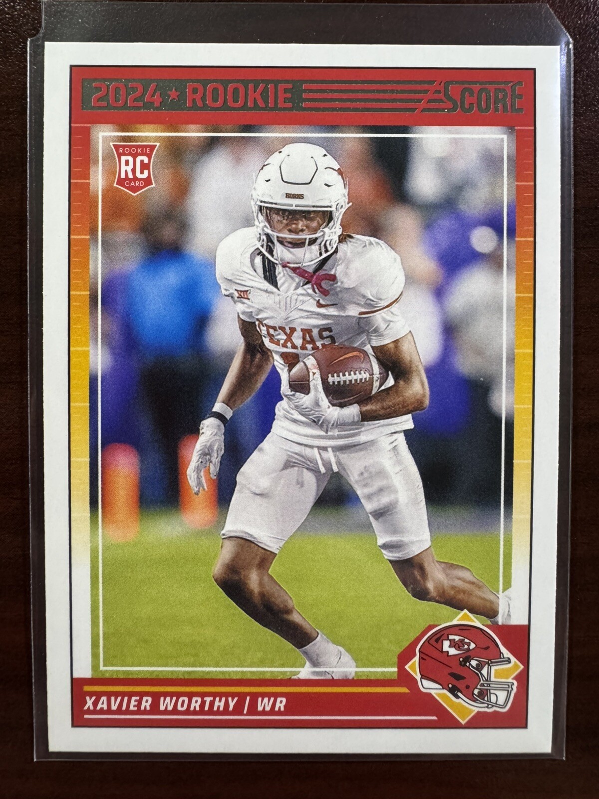 2024 Score - #324 Xavier Worthy (RC) Kansas City Chiefs