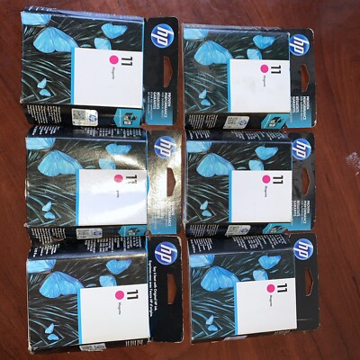 Genuine HP 11 Magenta Ink Cartridge C4837A Sealed Expired 2015-2019