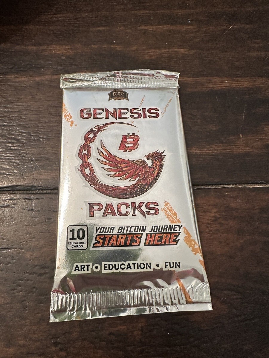 1) sealed pack 2023 Bitcoin Trading Cards / Genesis Pack | eBay