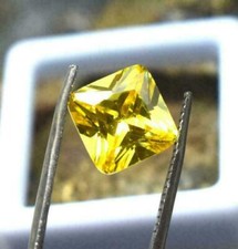 Unique Natural Bright Yellow Sapphire 8.55 Ct Radiant Cut Loose Gemstone