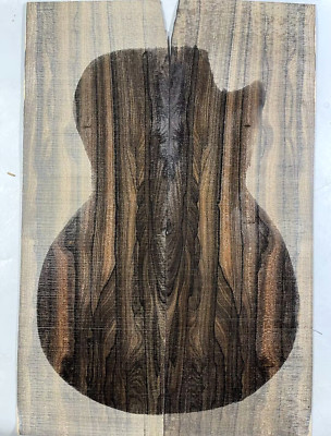 Craft Bass Top Veneer Ciricote Wood Bookmatched Set Luthier Supply