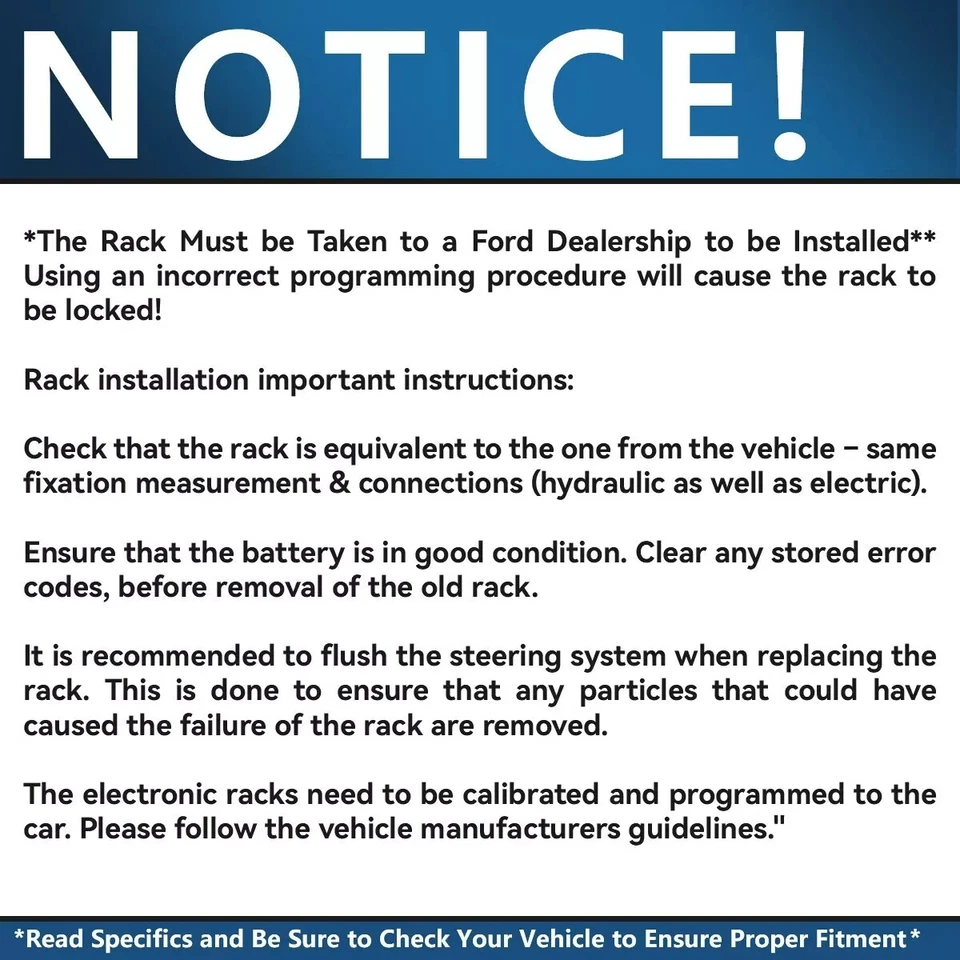 Barra de amarre exterior de piñón y cremallera de dirección eléctrica completa Ford F-150 2015-2020 Foto 2 de 4