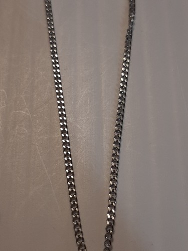 CHICAGO BEARS Charm / 20" STAINLESS STEEL 2MM CURB CHAIN WOMEN NECKLACE - Picture 4 of 6