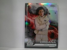 2024 Topps Chrome Star Wars Rainbow Refractor Princess Leia Organa 103