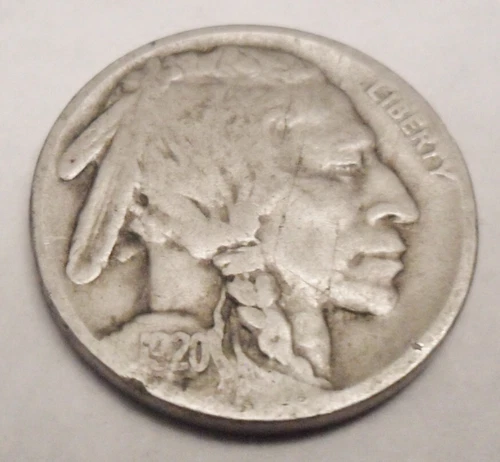 1920 P INDIAN HEAD "BUFFALO" NICKEL    CULL    **FREE SHIPPING**