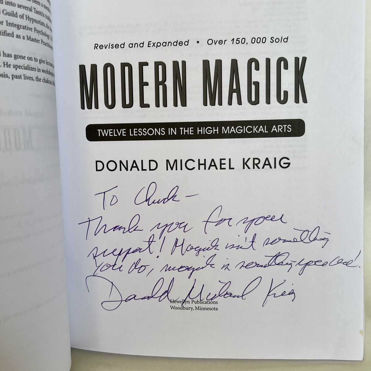 Modern Magick: Twelve Lessons -Kraig Golden Dawn OTO Ceremonial