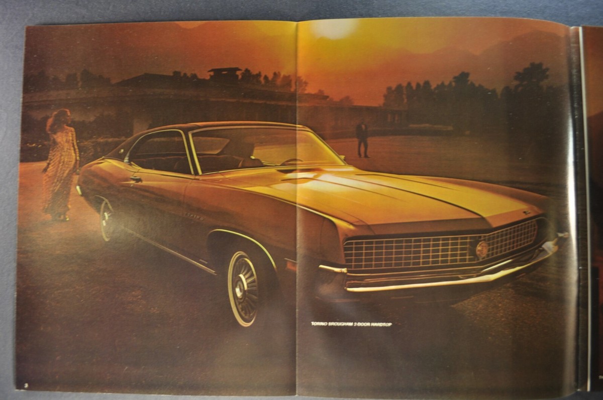 1970 Ford Torino Catalog Brochure Cobra GT SportsRoof Fairlane 500