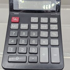Vintage Casio JW-8L Electronic Calculator C-Power Solar | getestet funktioniert
