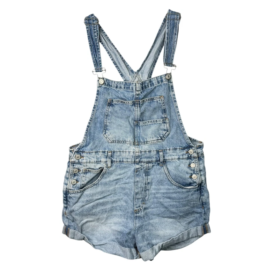 Pantalones Cortos Free People We The Free FP Ziggy Denim Mono Puño Mediano Foto 3 de 4