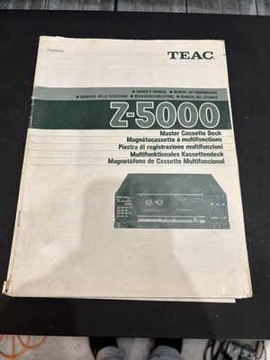 Teac Z-5000 User Manual