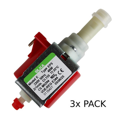3x Ulka Vibration Pump EP5-230V, 50 Hz, 48W NSF
