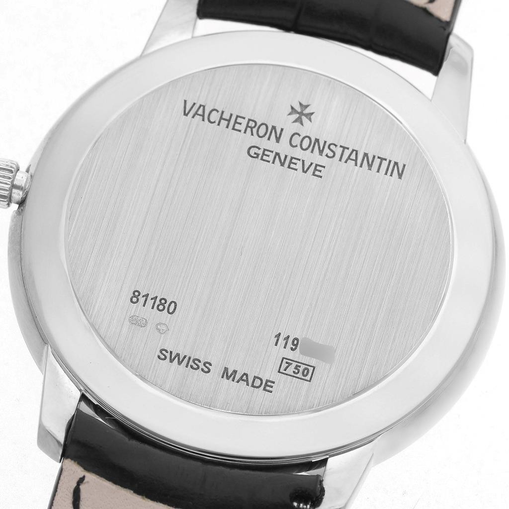 Vacheron Constantin Patrimony Grand Taille White Gold Mens Watch 81180 image 5