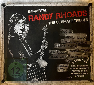 Various Artists - Immortal Randy Rhoads - The Ultimate Tribute - CD and DVD